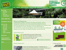 Tablet Screenshot of bildungsstaette-gartenbau.de